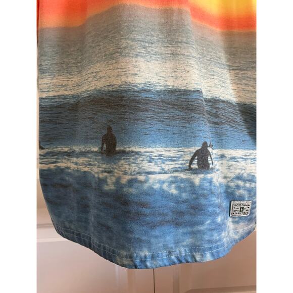 HippyTree Vintage Blend Sunset Surf T-Shirt Sz LRG – Coastal Core Skater Style - Picture 3 of 9